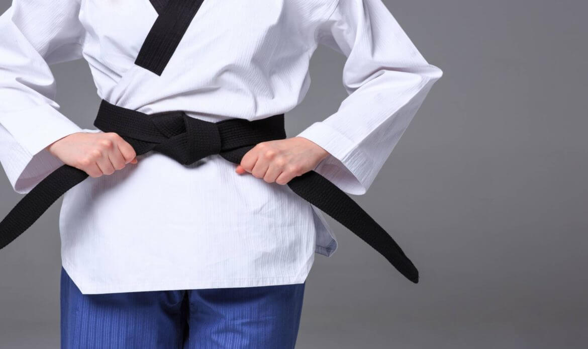 put black belt in taekwondo school